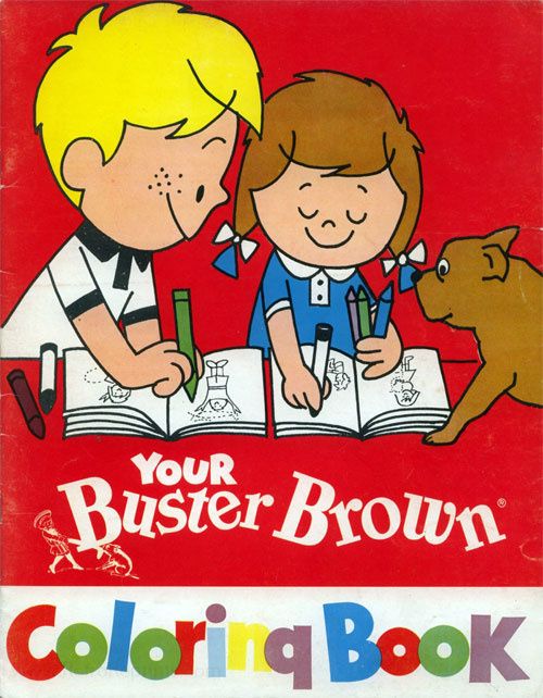 Commercial Characters Buster Brown Coloring Book