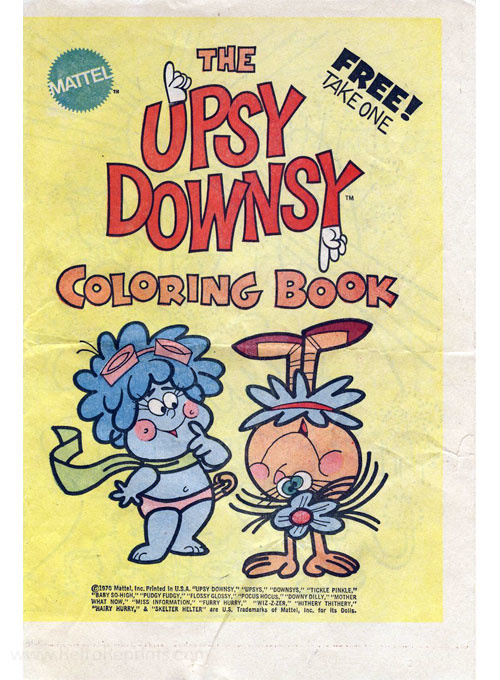 Upsy Downsy Coloring Book