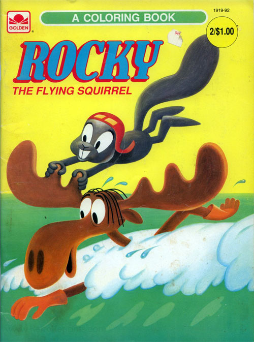 Rocky and Bullwinkle Coloring Book