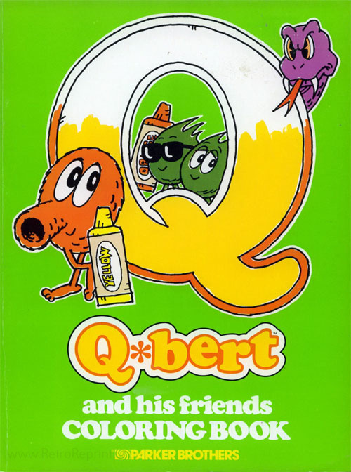 Q*Bert Coloring Book