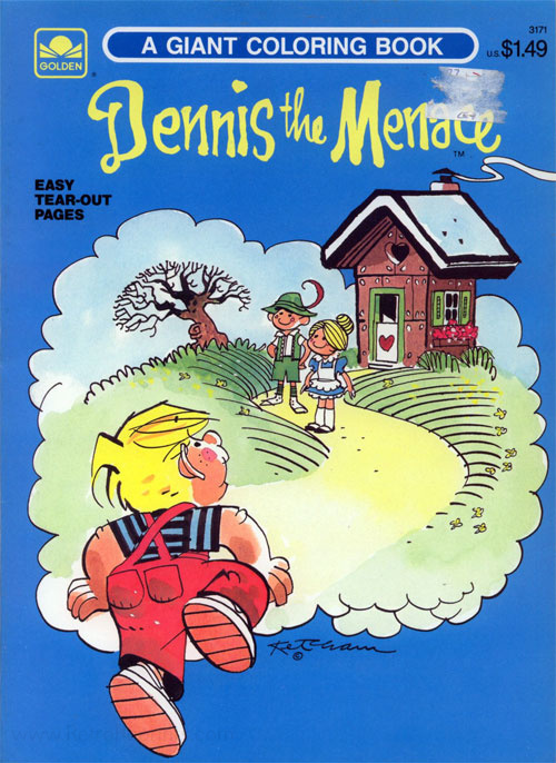 Dennis the Menace Coloring Book