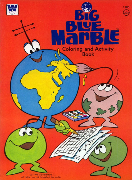 Big Blue Marble coloring and activity book