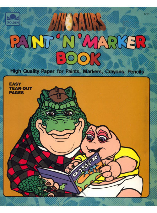 Dinosaurs, Jim Henson's Paint & Marker Book