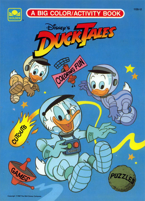 DuckTales coloring and activity book