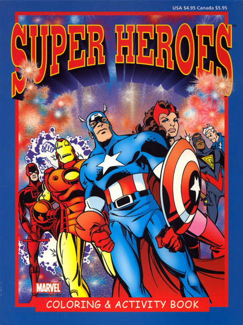 Marvel Super Heroes Coloring Book