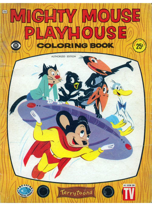 Mighty Mouse Coloring Book