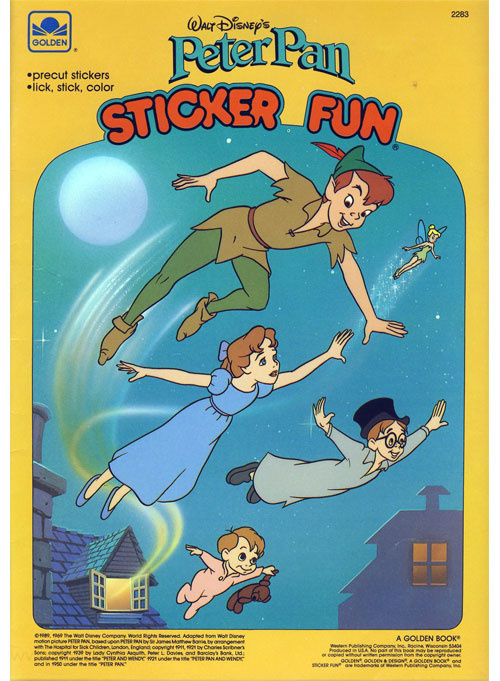 Peter Pan, Disney's Sticker Fun