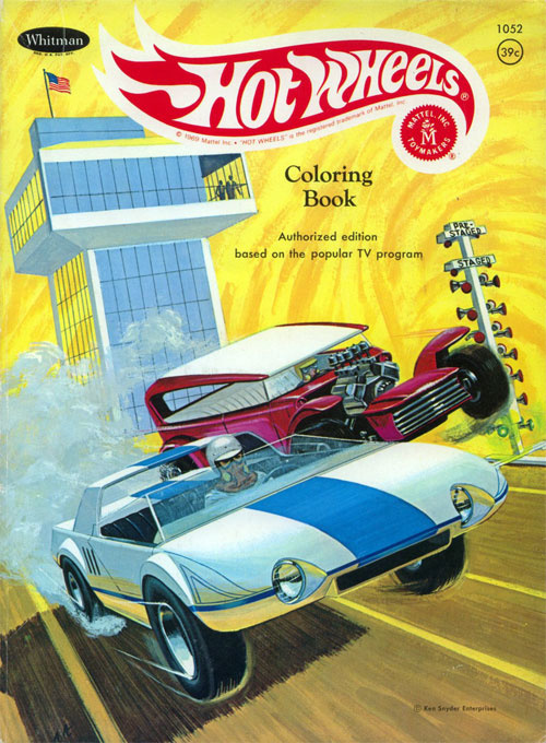 Hot Wheels Coloring Book