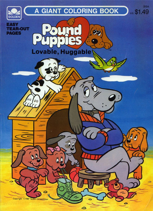 Pound Puppies Coloring Book