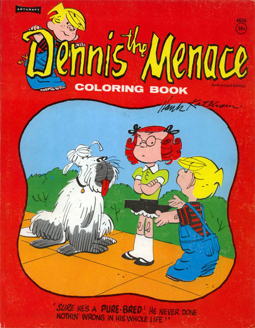 Dennis the Menace Coloring Book