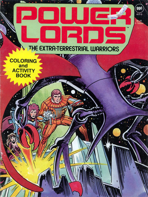 Power Lords: The Extra-Terrestrial Warriors Coloring and Activity Book