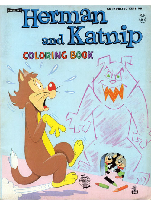 Herman and Katnip Coloring Book