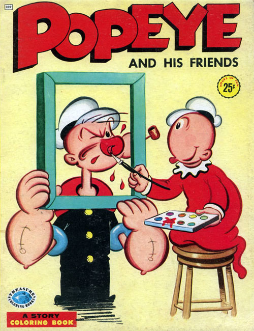 Popeye the Sailor Man Coloring Book