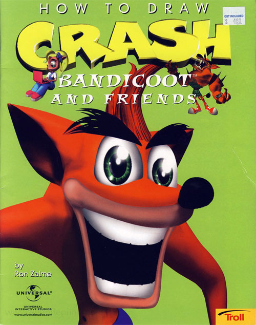 Crash Bandicoot How to Draw
