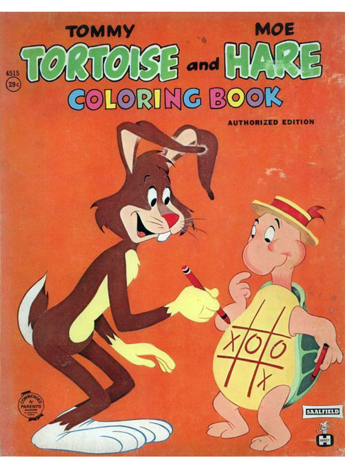 Tommy Tortoise & Moe Hare Coloring Book