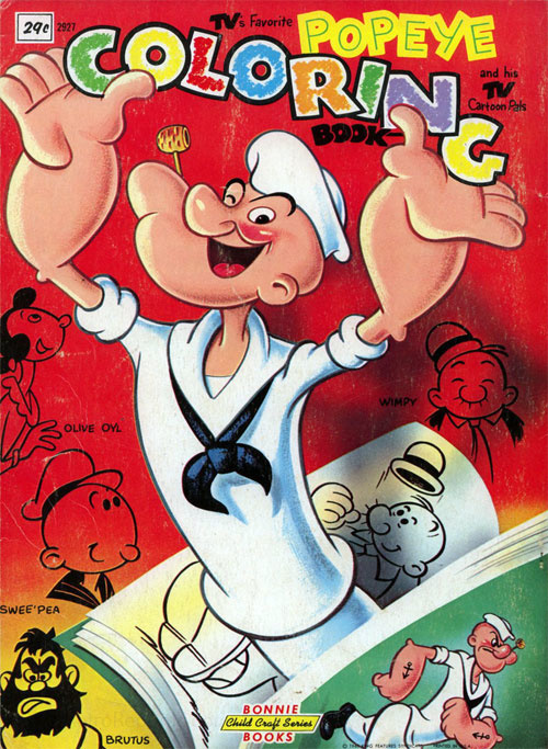 Popeye the Sailor Man Coloring Book