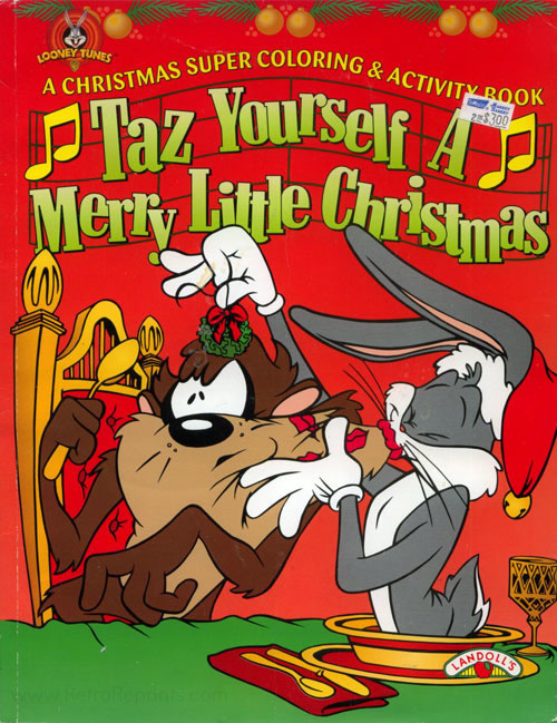 Looney Tunes Taz Yourself A Merry Little Christmas