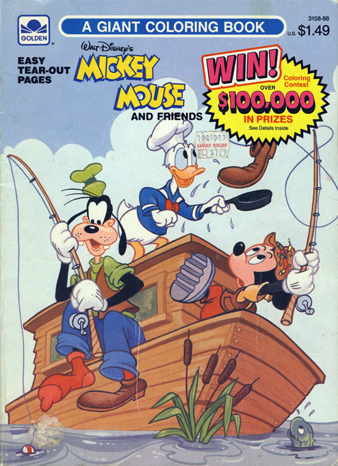 Mickey Mouse and Friends Coloring Book