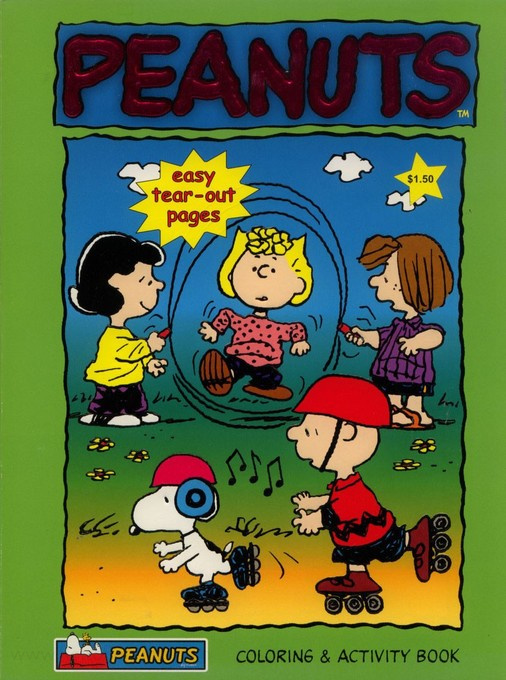 Peanuts coloring and activity book