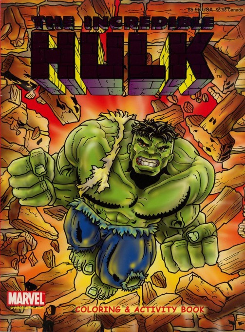 Incredible Hulk, The Coloring and Activity Book