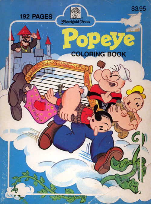 Popeye the Sailor Man Coloring Book