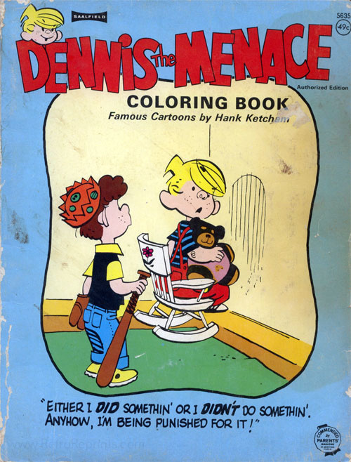 Dennis the Menace Coloring Book