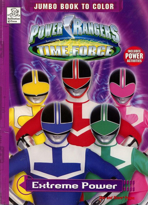 power rangers time force coloring books  coloring books at