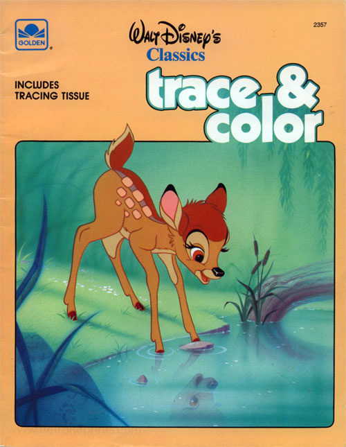 Bambi, Disney's Trace & Color