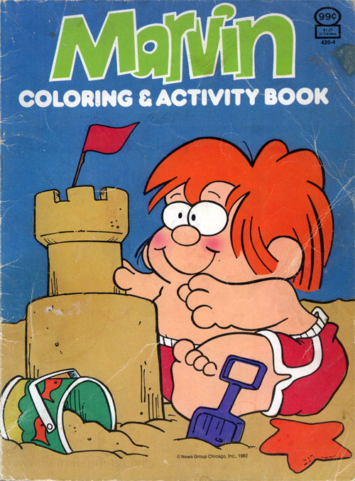Marvin coloring and activity book