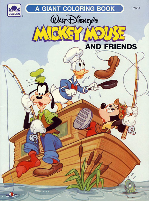 Mickey Mouse and Friends Coloring Book