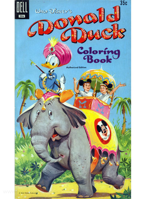 Donald Duck Coloring Book