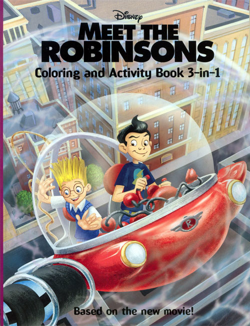 Meet the Robinsons coloring and activity book