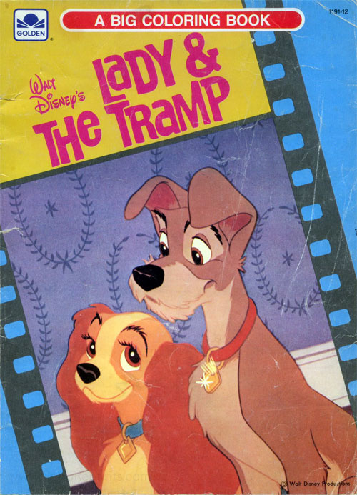 Lady & the Tramp Coloring Book