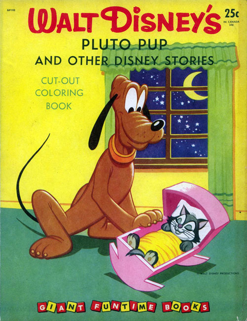 Pluto Cut-Out Coloring Book