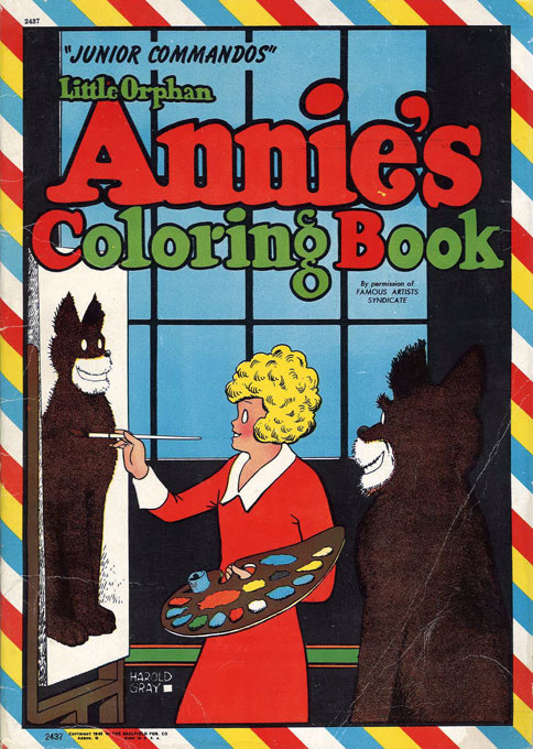 Little Orphan Annie Coloring Book | Coloring Books at Retro Reprints