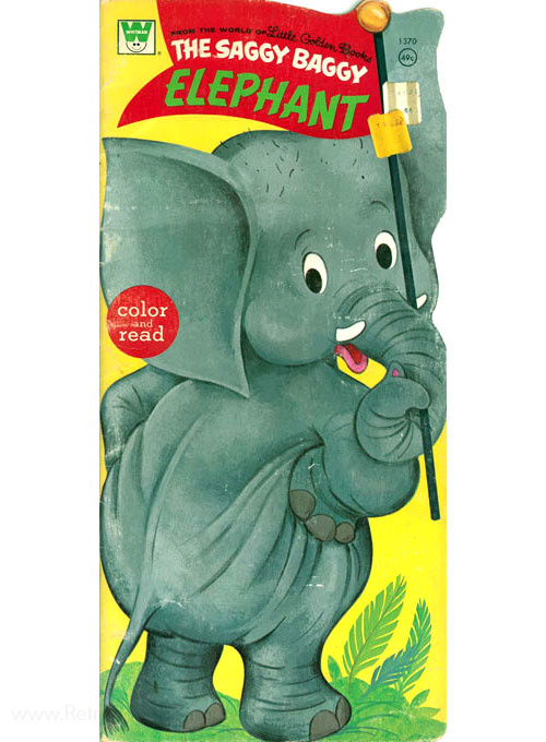 Little Golden Books Saggy Baggy Elephant