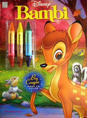 Bambi, Disney's Coloring Book