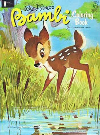 Bambi, Disney's Coloring Book