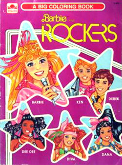 Barbie & the Rockers Coloring Book