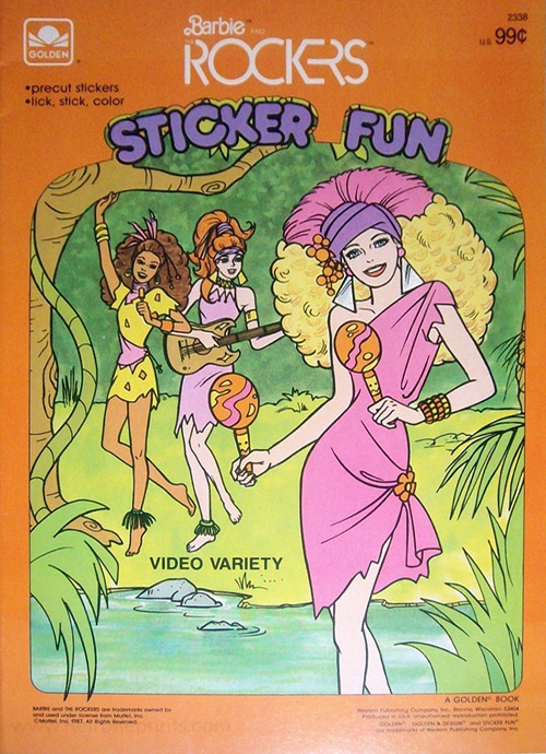 Barbie & the Rockers Sticker Fun
