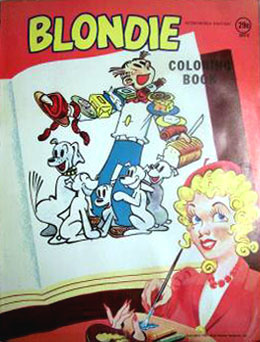 Blondie Coloring Book