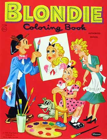 Blondie Coloring Book