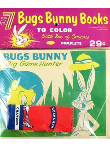Bugs Bunny 7 Books to Color