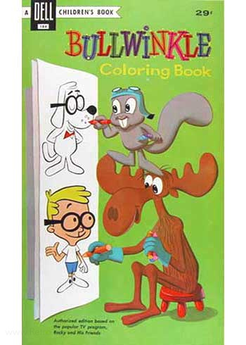 Rocky and Bullwinkle Coloring Book