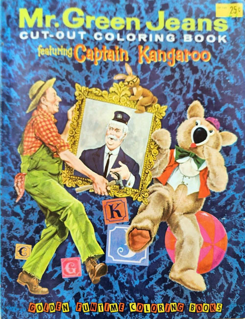 Captain Kangaroo Cut-Out Coloring Book