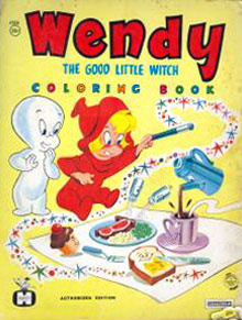 Casper & Friends Wendy Coloring Book