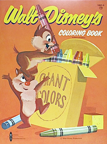 Chip 'n Dale Coloring Book