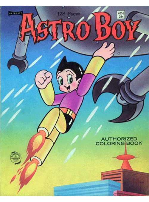 Astro Boy (1963) Coloring Book | Coloring Books at Retro Reprints - The