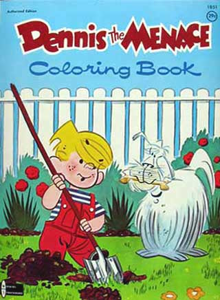 Dennis the Menace Coloring Book