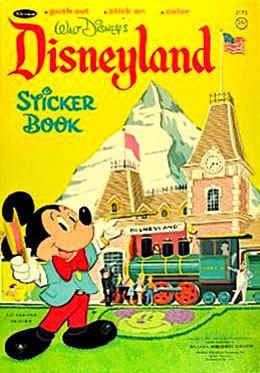 Walt Disney Theme Parks Sticker Book